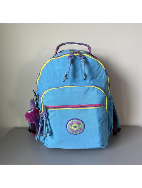 Kipling | Bags | Kipling Seoul Small Tablet Backpack In Blue Fun Nwt ...